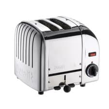 Image of Classic DUALIT 2 Slice Vario Toaster Polished Stainless Steel - Made in the UK