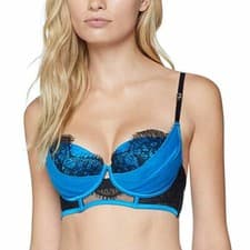 Image of Ann Summers Adalicia Blue Balcony Bra Size 32G *In Stock*