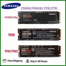 Image of SAMSUNG 970EVO Plus/980/990 PRO SSD 250GB 500GB 1TB 2TB PCIe 3.0×4 NVMe M.2 Lot