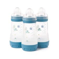 Image of MAM Easy Start Anti-Colic Bottle Blue 260ml 3Pk