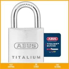 Image of Robust Lightweight Special Aluminium Keyed Alike Padlock Security 4 30mm 6312