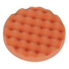 Image of Sealey Buffing & Polishing Foam Head Hook & Loop �150 x 25mm Orange/Firm PTCCHW1