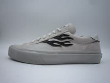 Image of MEN'S 10.5 STRAYE LOGAN FLAME SB SHOES GRAY SUEDE LEATHER BLACK ***RARE***