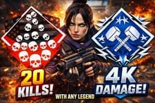 Image of Apex Legends 20 Kill Badge / 4k Damage Badge - *GUARANTEED*