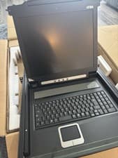 Image of Aten CL1000M Integrated Slideaway KVM Console Module with 17 " LCD Monitor