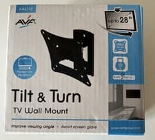 Image of AVF TILT & TURN TV WALL MOUNT AAL112 up to 28” VESA, 10kg, Easy install