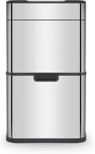 Image of TOWER T938021WHT - 50L Ozone Recycling Sensor Bin Carbon Filter, Stainless Steel