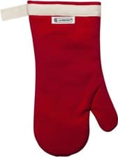 Image of Le Creuset 4-Layered Textile Oven Mitt, Stain Resistant, 14" x 7", Cerise