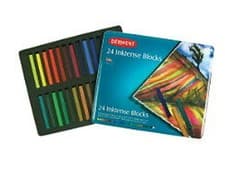 Image of Derwent Inktense Blocks 24 Tin Set - Assorted Colour Watercolour Ink Sticks