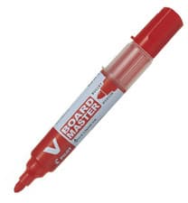Image of Pilot V Board Master Whiteboard Marker Pens Bullet Tip Chisel Tip