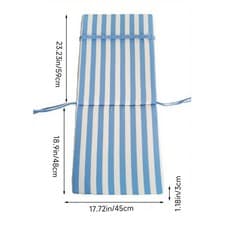 Image of Indoor Outdoor Garden Bench Cushion Pation Swing 2-3-4 Seater Furniture Seat Pad