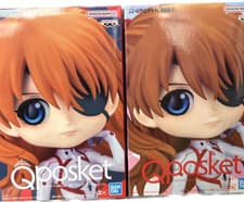 Image of Qposket Shin Evangelion Asuka Figure A B Plugsuit Style Q Posket set of 2