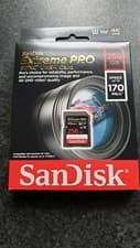 Image of SanDisk 256GB Extreme Pro Class10 U3 SD 170MB/s SDXC Card
