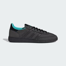 Image of adidas Originals Handball Spezial Mercedes in Black and Light Blue All Sizes