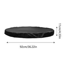 Image of Trampoline Cover Rain Dust Cover Waterproof Weatherproof Weather Protection Wrap