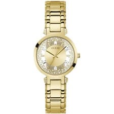 Image of Guess GW0470L2 Ladies Crystal Clear Gold Watch