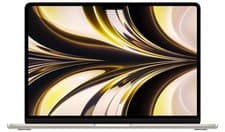 Image of Apple MacBook Air 2022 13.6 Inch Laptop M2 256GB SSD 16GB RAM Starlight MC7W4B/A
