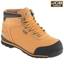 Image of JCB LIGHTWEIGHT MENS LEATHER SAFETY WORK WATERPROOF BOOTS STEEL TOE CAP WIDE SZ
