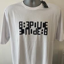 Image of Men's Police 883 T-Shirt Size XL White Graphic Print Brand New With Tags