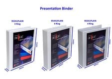 Image of Eastlight Presentation Ring Binders, 2 or 4 Ring, 25-65mm mech, various colours
