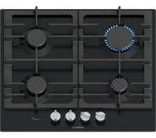 Image of BOSCH PCP6A6I90 Series 6 60 cm Gas Hob - Black, RRP £349