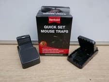 Image of PACK OF 2 RENTOKIL QUICK SET MICE MOUSE TRAPS FQ26