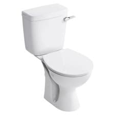 Image of Armitage Shanks Sandringham 21 Close Coupled Toilet Lever Cistern Standard Seat
