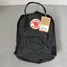 Image of NWT Fjallraven Kanken Mini Backpack Black 23561
