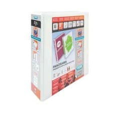 Image of Elba Panorama 56mm Presentation Lever Arch File A4 White (Pack of 5) 400008436