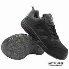 Image of WOMENS ULTRA LIGHTWEIGHT WORK STEEL TOE CAP SAFETY SHOE LADIES TRAINER BOOTS SZ