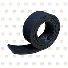 Image of 6mm Fine Ribbed Rubber Matting Roll Fluted Anti Slip - Various Widths & Lengths