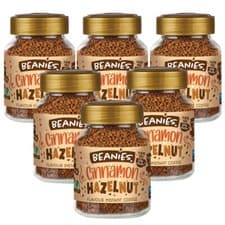 Image of BEANIES INSTANT FLAVOURED COFFEE JARS 6 x 50g