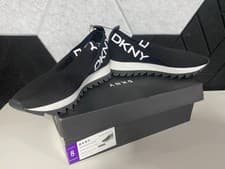 Image of DKNY Ashton Slip On Women's Sneakers Trainers UK Size 5.5 Black | MM02613