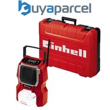 Image of Einhell 18V Cordless Site Radio Bluetooth Speaker TC-SR 18 Li BT Audio + Case