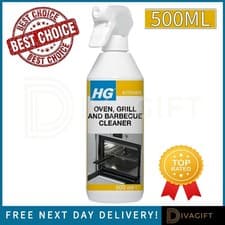 Image of HG OVEN GRILL AND BBQ CLEANER SPRAY POWERFUL DEGREASER FOR STUBBORN STAINS 500ML