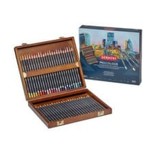 Image of Derwent Procolour 48 Wooden Box