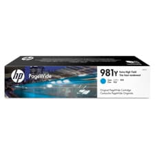 Image of Genuine HP 981Y Cyan High Capacity Ink Cartridge L0R13A - Unboxed (VAT Inc)