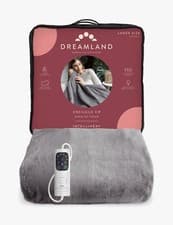 Image of Dreamland Luxury Heated Throw, Grey - Brand New!
