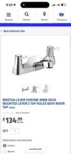 Image of Bristan Bath Tap Lever Filler