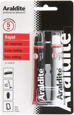 Image of Araldite Rapid Tube 2 x 15ml Epoxy All Materials Strong Long Lasting Glue
