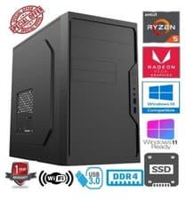 Image of RYZEN 5 GAMING PC - AMD RYZEN 5 5600G 8GB RAM 240GB SSD RADEON VEGA 2GB GRAPHICS