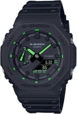 Image of Casio G-Shock Mens Analogue-Digital Watch Black Dial Black Strap GA-2100-1A3ER
