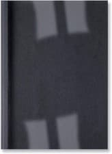 Image of GBC IB451614 Leathergrain Binding Covers A4 3mm Black Pack of 100