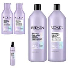 Image of Redken Blondage High Bright Shampoo,Conditioner&Treatment 300ml-1000ml Options