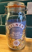 Image of Kilner 2L Clip Top Glass Storage Jar Airtight Kitchen Large 2000ml Brand New
