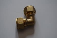Image of Compression Pipe Fittings Brass Connectors Plumbing 4mm/6mm/8mm-10mm-15mm-22mm