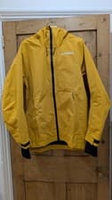 Image of Adidas Terrex Techrock 3L Nylon RAIN.RDY Waterproof Jacket - Size M - Yellow