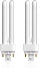 Image of 13W G24q-1 CFL Light Bulb 4000K Natural White 4-Pin Energy Saving Lamp X2