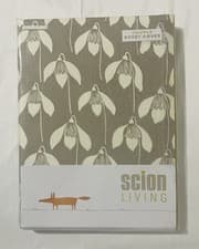 Image of Scion Living Duvet Cover Double Snow Drop Parchment Cotton