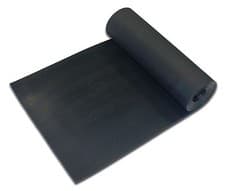 Image of RIBBED RUBBER FLOORING MATTING 1M & 1.2M WIDE 3MM THICK ANTI SLIP / NON SLIP